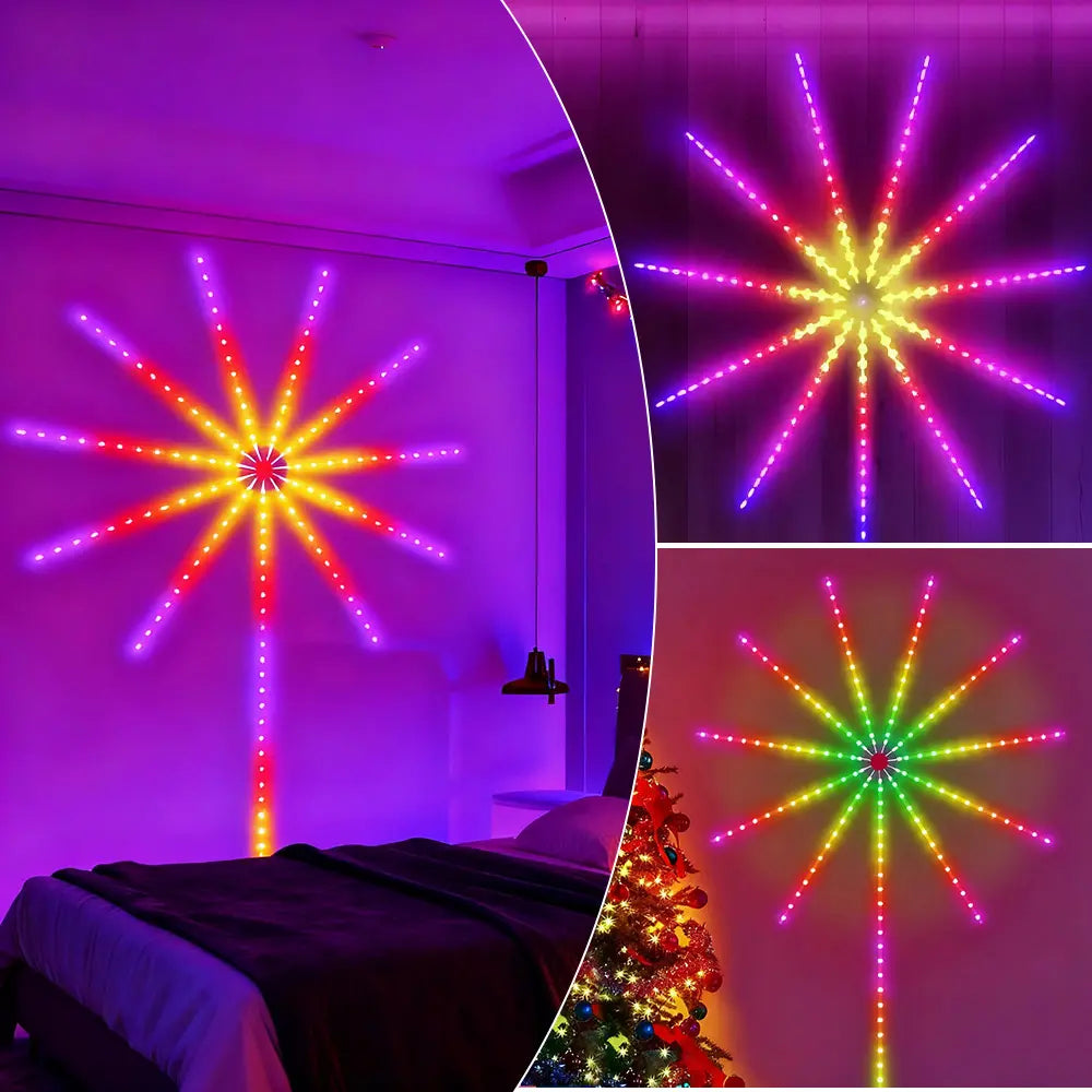 Guirnalda Fuego Artificial de Pared USB